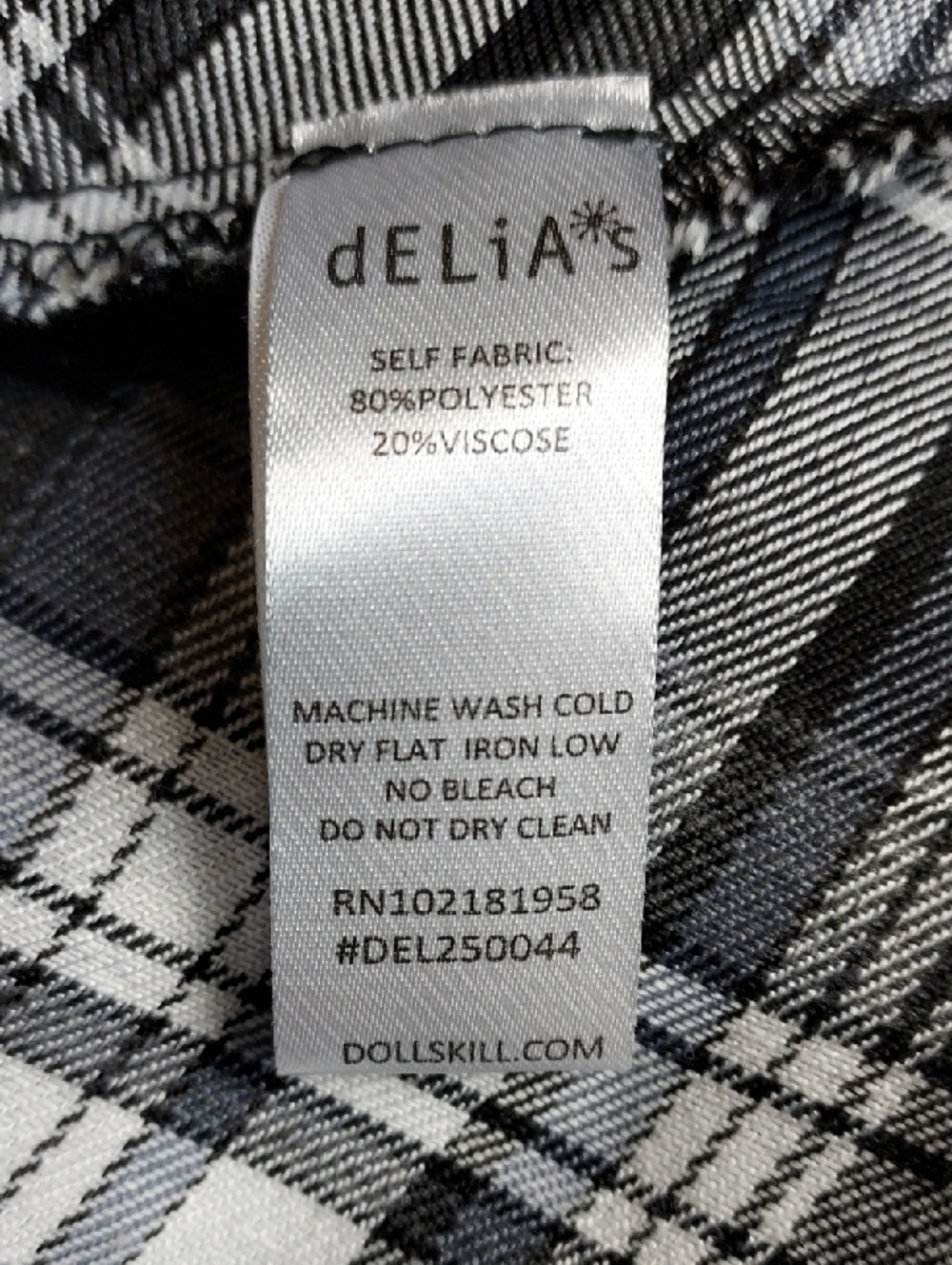 Dolls Kill dELiA*s Retro Grunge Punk Goth Plaid Utility Maximalist Cargo Pants L - Picture 8 of 8
